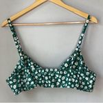 Modcloth Alyssa XL Bikini Floral Top Green Flora Photo 4