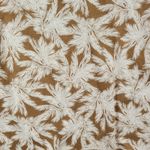 J.Jill Bellissima Womens Blouse PXL Brown Pink Palm Tasseled Split Neck NEW Photo 6