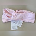 Lululemon  NWT Ribbed Nulu Twist Front Headband Strawberry Milkshake Photo 4