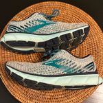 Brooks  Navy and Gray Athletic Shoes Photo 8