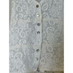 Y2K DE.CØDED White Lace Button Front Tank Top Small Made in USA Fairycore Photo 1