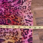 Lafayette 148  Career Silk Button Down Blouse Size 6 Cheetah Top Photo 7