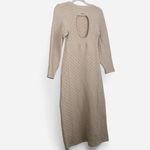 Free People  Gabby Seamless Quilt Midi Boho Preppy Soft-Girl Sweater Dress XS/S Photo 4