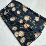 Vince Painted Rose Satin Slip Skirt in Petal Glow Photo 2