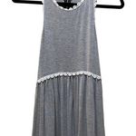 POL  Racerback Babydoll tank top grey and white size small Photo 2