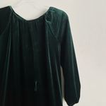 Draper James RSVP Long Sleeve Bow Velvet Dress Photo 3