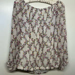 Diane Von Furstenberg Floral Print Women's Top Photo 0