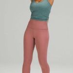 Lululemon  Align High-Rise Crop 21" Legging In Spiced Chai Pink/Mauve Size 18 Photo 0
