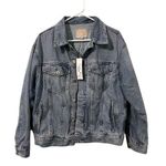 AG Jeans Women's Blue Bomber Denim Jacket Size S Casual Trucker Style Photo 0