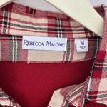 Rebecca Malone  Beige And Plaid layered black sweater nwt Photo 3