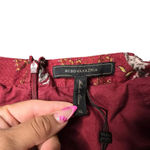 BCBGMAXAZRIA  Floral Toile Handkerchief Midi Floral Red Skirt Size: XL Photo 3