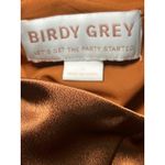 Birdy Grey  Lisa‎ Satin Slip Midi Dress Copper Size Small Wedding Guest Cowl Neck Photo 6