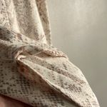 Loft snakeskin print beige pink wide leg jumpsuit preppy chic Photo 3