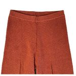 Free People  Beach Hailee Sweater Set Waffle Knit Pants Top Rust Terra Cotta SP Photo 6