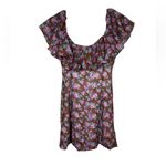 Vanessa Mooney  Joelyn Floral Print off The Shoulder Mini Dress Sz Small Photo 2