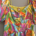 Skies Are Blue Floral Boutique Tropical Maxi Dress Photo 2