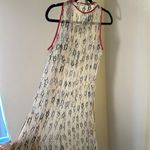 Red Valentino Crepe Sheer Red White Blue Knots Sailor Wideleg Yacht Jumpsuit Photo 7