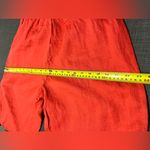 Banana Republic  Easy Linen Pull On Pant New Coral Wide Leg Size M Photo 7