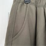 Gap Large Olive Green Women's High Waisted Long Shorts L Photo 2