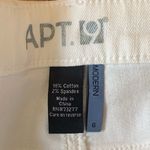 Apt. 9  Shorts 6 Crisp White Denim Cuffed Photo 1