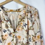 Rose + Olive  Blush Pink Floral Butterfly Long Sleeve Blouse M Photo 2