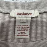 Sundance Size L Thea Dress Thermal Beige Asymmetrical Long Sleeve Scoop Neck Size L Photo 2