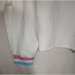 Pride Adult 'Support One Another' Cropped Hooded Sweatshirt women's 2X White Photo 7