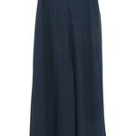 St. John NWT Evening Chiffon Silk Layered Wide Leg Navy Dress Pants 10 Photo 0