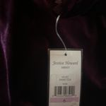 Jessica Howard  Women's Velvet Cowlneck Sheath Dress in the color wine Photo 3