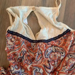 Xhilaration  Embroidered shark hem top Photo 2