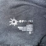 Aerie Offline by OG Foldover Super Flare Leggings Womens Small Black Active NWOT Photo 9