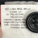 Armani Collezioni | Size 6 | Black Pinstripe Wool High Rise Straight Leg Trouser Photo 6