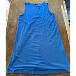 J.Jill Dress Petite PM Blue Sleeveless A-Line Tank Dress Wearever Collection Photo 7