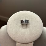 Source Unknown Vintage Silver Open Back Ring Photo 2