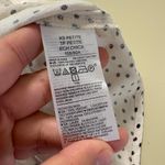 Old Navy Women's Size XS Petite Babydoll Slip On Lace Trim Polka Dot Blouse Photo 7