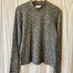 Michael Stars Evereve () Gray Ribbed Long Sleeve Top L Photo 1
