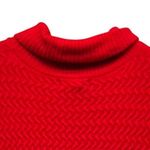 Lands' End  Cable Knit Turtleneck Sweater Red 2X Photo 3