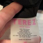 Terez  Sports Bra Rose Black & White Animal Print Pattern Sz M NWT No Padding Photo 6