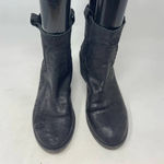 Eileen Fisher  Black Textured Heeled Ankle Boots‎ Size US 8.5 Photo 1