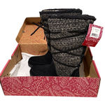 MUK LUKS Black Suede NWT winter boots memory foam insoles size 7 Photo 0