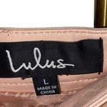 Lulus Harley blush pink vegan leather mini skirt Photo 6