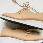 Loeffler Randall Leather Oxfords with platform in TAN Photo 3