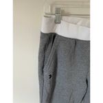 Under Armour Workout Yoga Running Joggers Sweatpants Gray White Size Small Photo 2