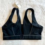 Aerie NWT Offline by  Black with Gray Stitching Goals Padded Sports Bra - Size: S Photo 6