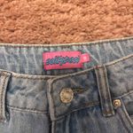 Edikted Y2K Jeans Womens XS Flare Wide Leg Bootcut Mid Rise Light Denim Wash Photo 3