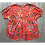 Gibson Latimer  | Women’s Plus Sized Floral Flowy Blouse | XXL Photo 1