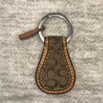 Coach  Vintage Y2K Brown Tan Monogram Keychain Photo 1
