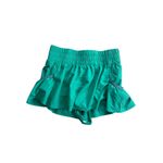 Free People Rainforest Green Ruffle Detail Shorts Size Small Photo 3