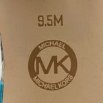 Michael Kors  Ingrid Snakeskin Leather Round Toe Slip On Mules Dress Sandals 9.5M Photo 4