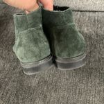 Eddie Bauer Vintage  Suede Dark Green Booties Size 8.5 Photo 2